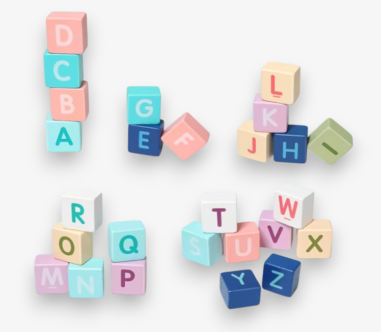 Montessori Wooden City Builder Set